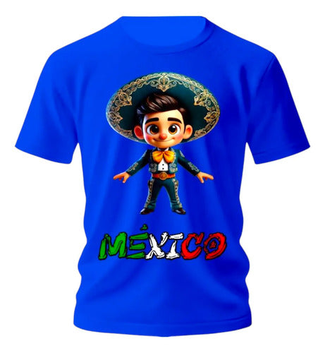Playera Mariachi Viva Mexico 15 De Septiembre Personaliza