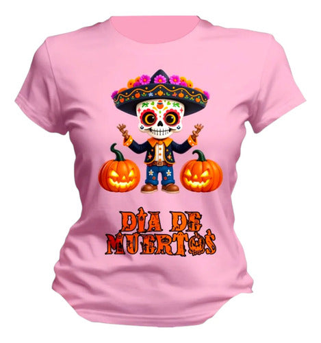 Playera Mexicana Catrín Día De Muertos Mariachi Mariachi
