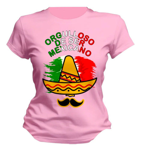 Playera 15 De Septiembre Meriachi Taco Sombrero Fiestas