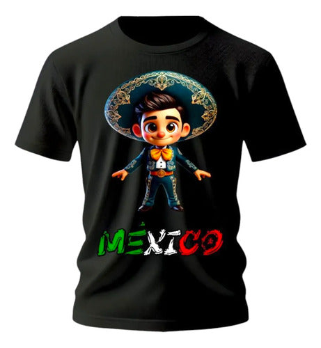 Playera Mariachi Viva Mexico 15 De Septiembre Personaliza