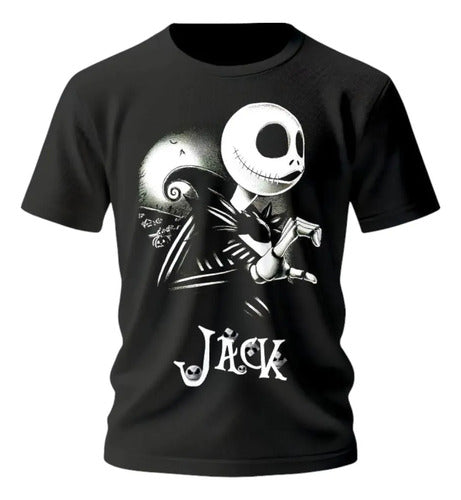 Playera Jack Skellington Sally Hallowen Personaliza Extraño