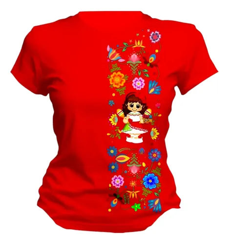 Playera 15 De Septiemnbre Ranchero Lele Muñeca Personaliza