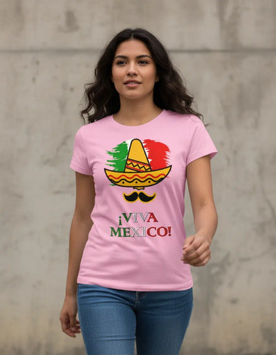 Playera 15 De Septiembre Meriachi Taco Sombrero Fiestas