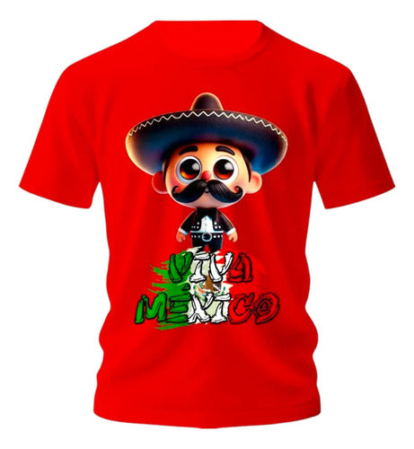 Playera Mariachi Viva Mexico 15 De Septiembre Personaliza