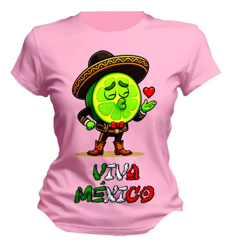 Playera Limon Y Cebolla 15 De Septiembre Viva Mexico Limon