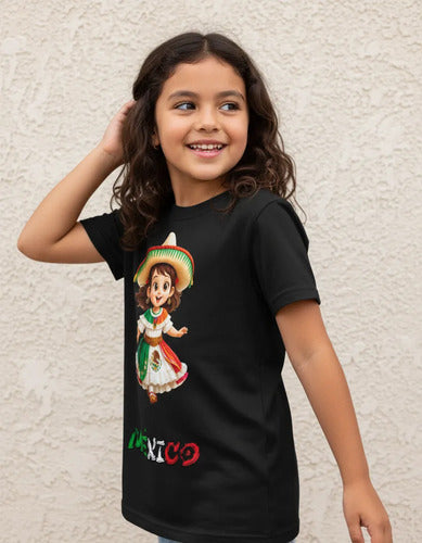 Playera Viva Mexico Adelita 15 De Septiembre Mujer Sombrero