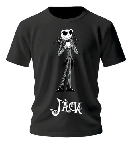 Playera Jack Skellington Sally Hallowen Personaliza Extraño