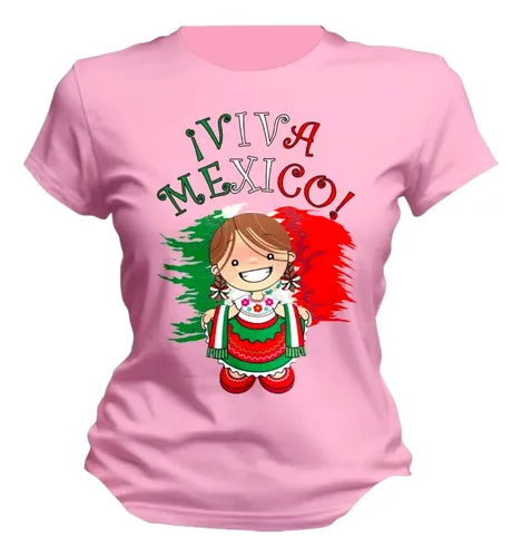 Playera Lele Adelita Viva Mexico 15 De Septiembre Adelita