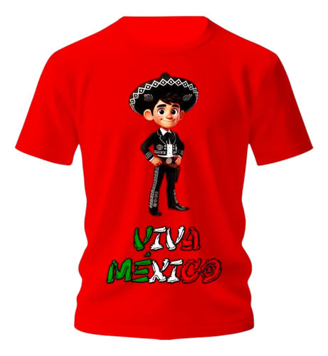Playera 15 De Septiembre Mariachi Fiestas Patrias Mexico