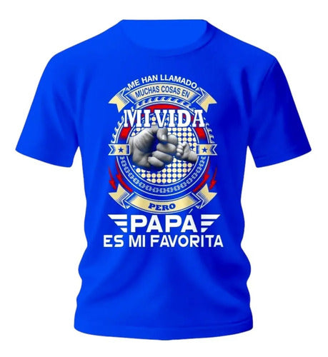 Playera Para Papa Dia Del Padre Frase Mi Hijo Regalo
