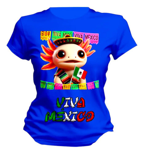 Playera 15 De Septiembre Ajolote Mexicano Mariachi Unisex