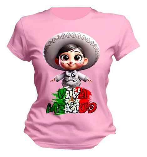 Playera Mariachi Viva Mexico 15 De Septiembre Personaliza