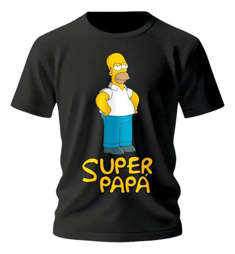 Playera Dia Del Padre Simpson Papa Abuelo Super Papa