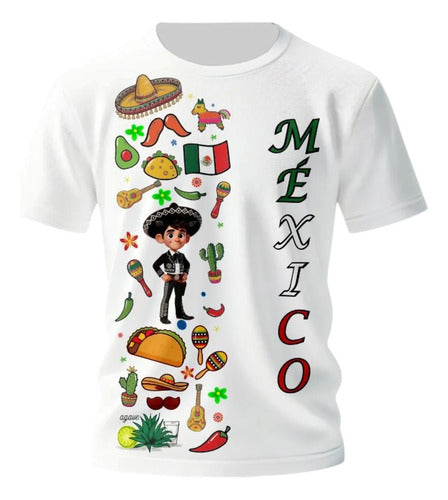Playera 15 De Septiembre Tradicional Mexicana Adelita