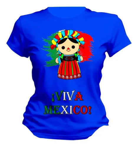Playera 15 De Septiembre Bandera Lele Viva Mexico Lele