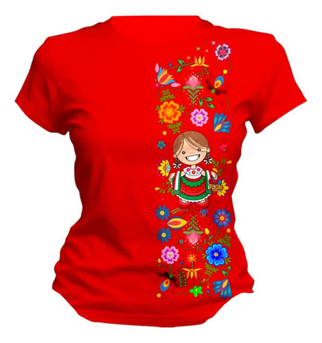 Playera 15 De Septiembre Lele Adelita Tematica Mexicana
