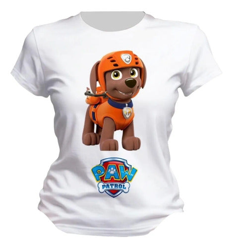 Playera Paw Patrol Zumba Patrulla Canina Personaliza