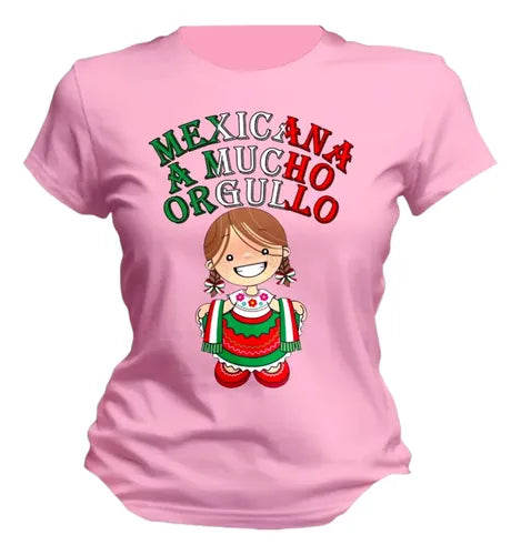 Playera Orgullo Mexicano 15 De Septiembre Unisex Adelita