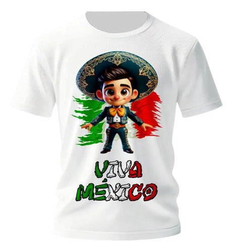Playera 15 De Septiembre Mariachi Fiestas Patrias Mexico