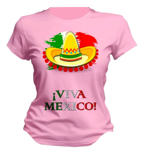 Playera 15 De Septiembre Meriachi Taco Sombrero Fiestas