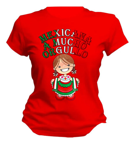 Playera Orgullo Mexicano 15 De Septiembre Unisex Adelita