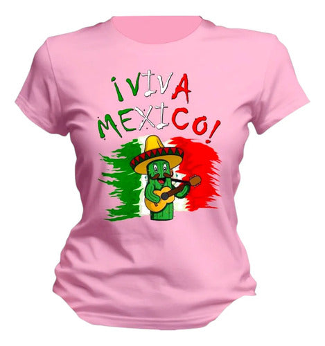 Playera 15 De Septiembre Meriachi Taco Sombrero Fiestas
