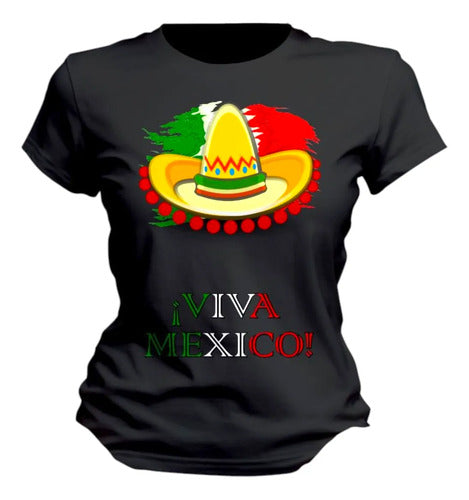 Playera 15 De Septiembre Meriachi Taco Sombrero Fiestas