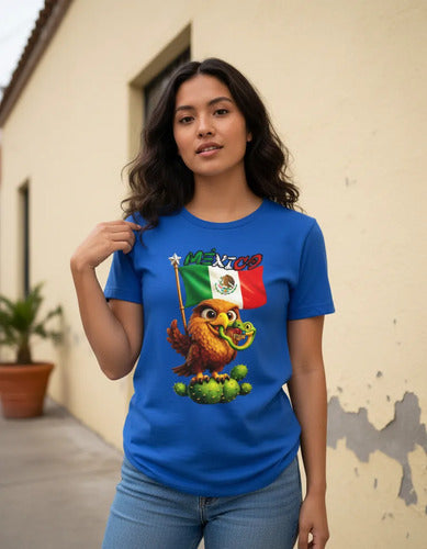 Playera Aguila Mexico 15 De Septiembre Bandera Águila