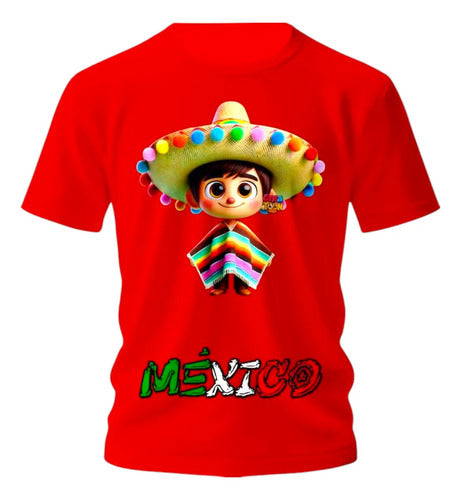 Playera Niño Niña 15 De Septiembre Personaliza Niño