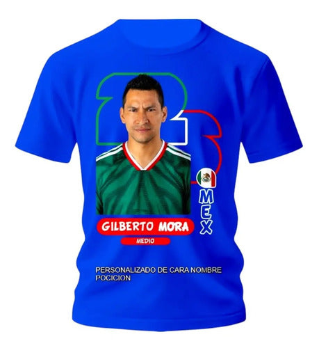 Playera Personalizada Mexico Selecciones Mundial Estampa