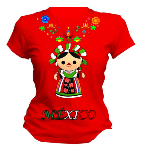 Playera Folclorica Mexicana Adelita Lele Dama Lele Mexico 1