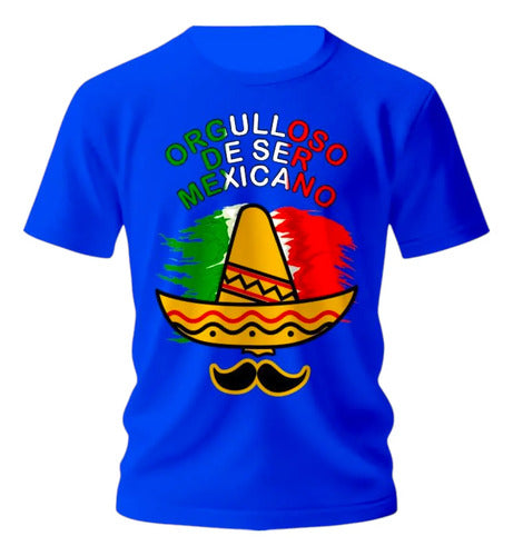 Playera 15 De Septiembre Meriachi Taco Sombrero Fiestas