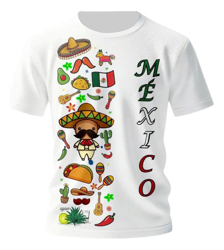 Playera Tradicional 15 De Septiembre Ajolote Lele Charro