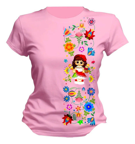 Playera 15 De Septiemnbre Ranchero Lele Muñeca Personaliza
