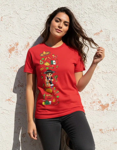 Playera Mexicana 15 De Septiembre Tematica Mariachi Mariachi