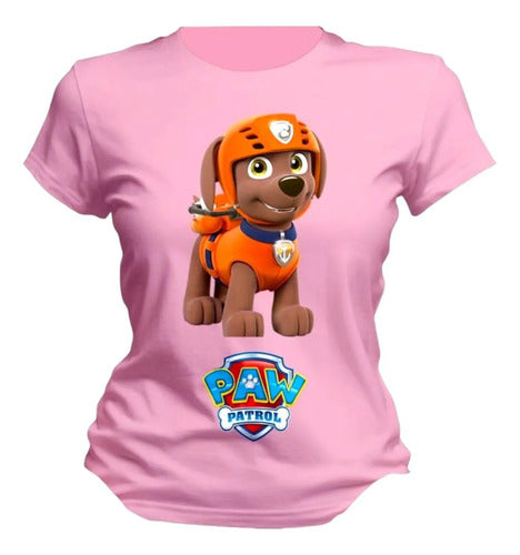 Playera Paw Patrol Zumba Patrulla Canina Personaliza