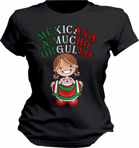 Playera Orgullo Mexicano 15 De Septiembre Unisex Adelita