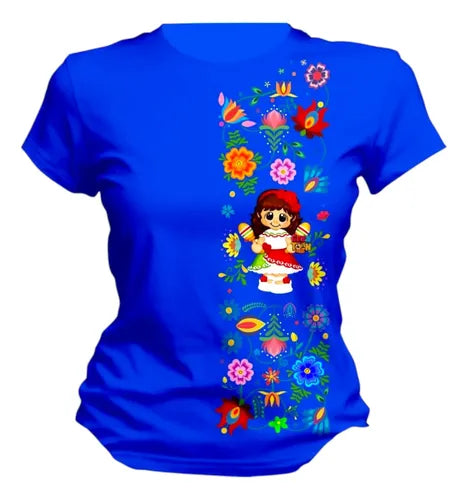Playera 15 De Septiemnbre Ranchero Lele Muñeca Personaliza