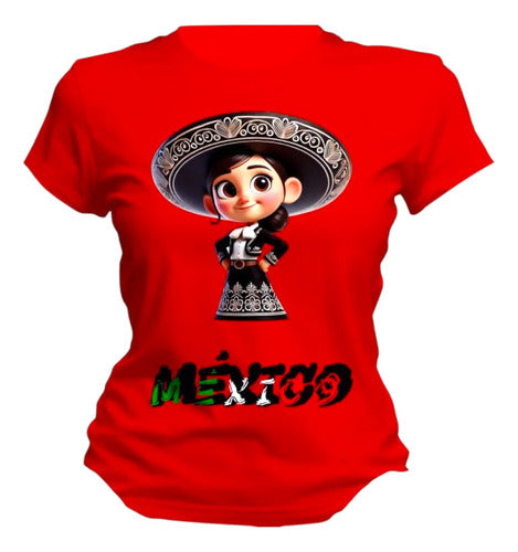 Playera Mariachi Viva Mexico 15 De Septiembre Personaliza