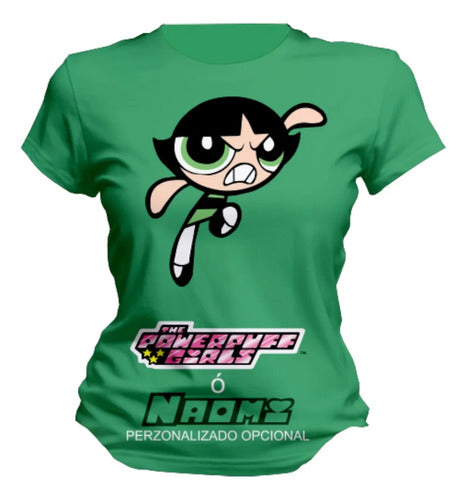 Playera Bombon Burbuja Bellota Power Girls Personaliza