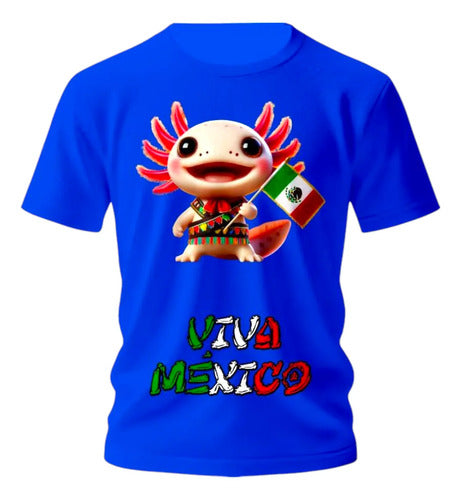 Playera 15 De Septiembre Ajolote Mexicano Mariachi Unisex