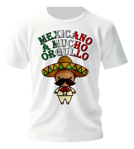 Playera Orgullo Mexicano 15 De Septiembre Unisex Ranchero