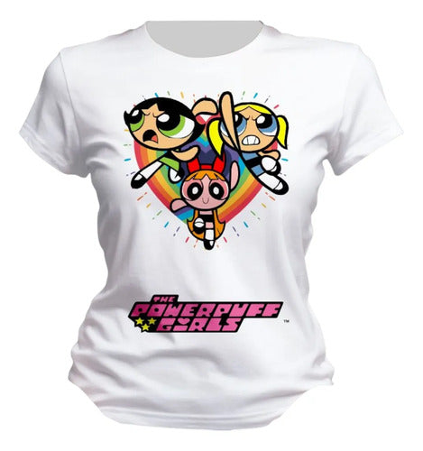 Playera Chicas Super Poderosas Colores Personaliza