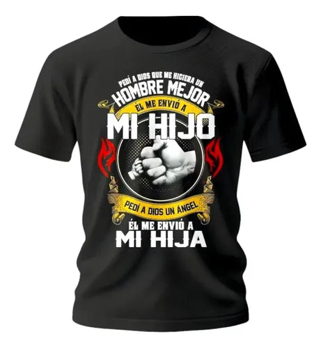 Playera Para Papa Dia Del Padre Frase Mi Hijo Regalo
