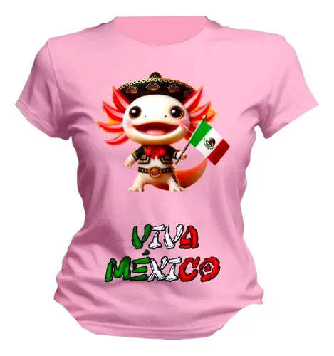 Playera Ajolote Mariachi Fiesta Patrias 15 De Septiembre