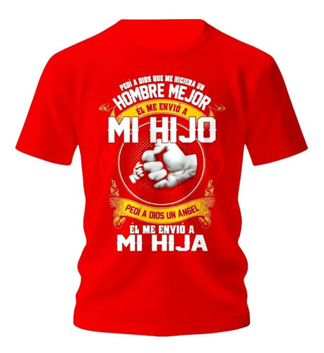 Playera Para Papa Dia Del Padre Frase Mi Hijo Regalo