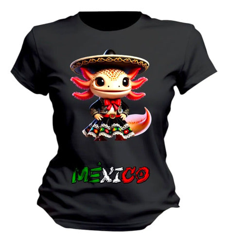 Playera Ajolote Mariachi Fiesta Patrias 15 De Septiembre