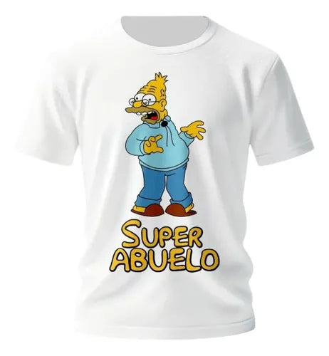 Playera Dia Del Padre Simpson Papa Abuelo Super Papa