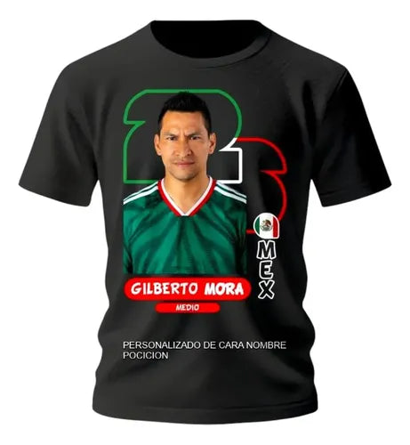Playera Personalizada Mexico Selecciones Mundial Estampa