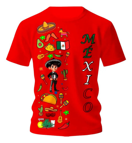 Playera 15 De Septiembre Tradicional Mexicana Adelita